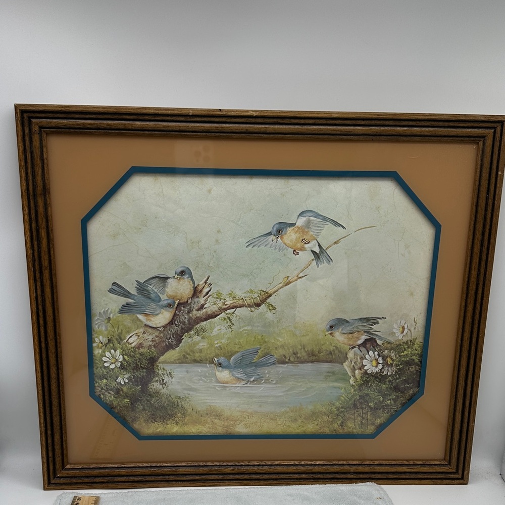 Vintage Wooden Framed Print Title “After A Summer Shower“
Artist Margie Morrow